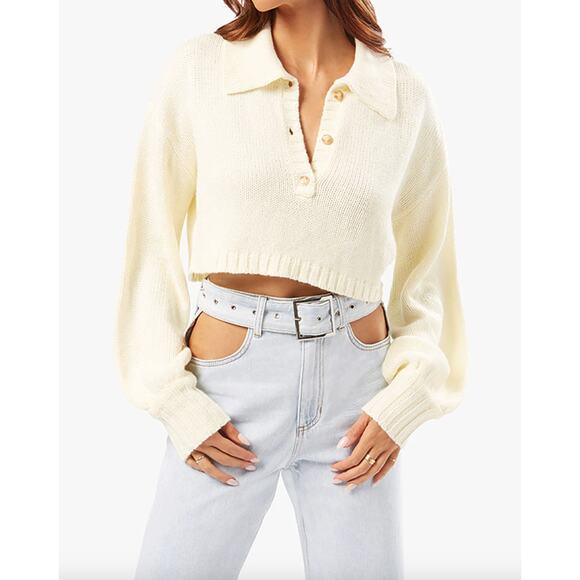 WeWoreWhat Cut Out Straight Leg Indigo Denim Jean High Waist Belted Grunge US 26 - Picture 5 of 16